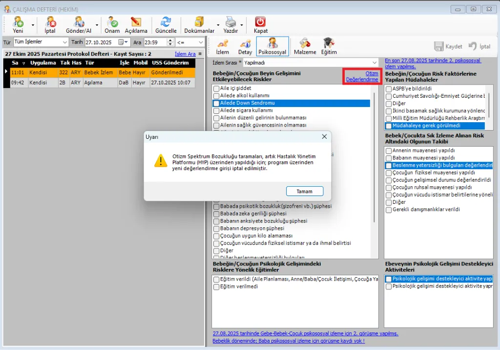 NBYS AH - Aile Hekimliği Bilgi Yönetim Sistemi V1.0.5.42