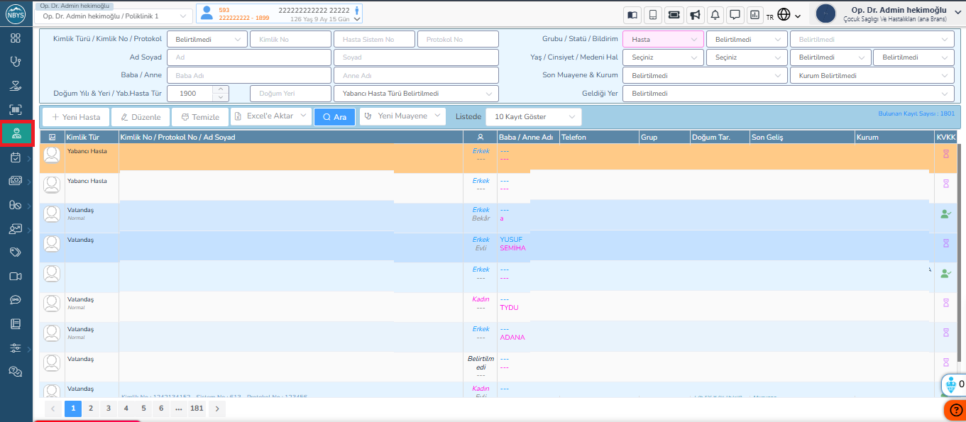 NBYS Klinik - Muayenehane Bilgi Yönetim Sistemi V3.0.36